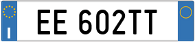 Truck License Plate